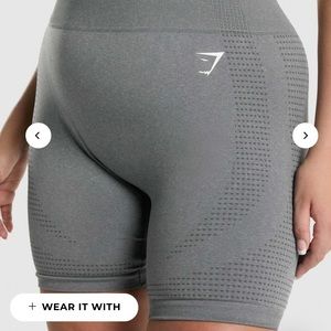 VITAL SEAMLESS 2.0 SHORTS - GREY - M - GYMSHARK